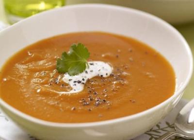 طرز تهیه سوپ گشنیز مرحله به مرحله